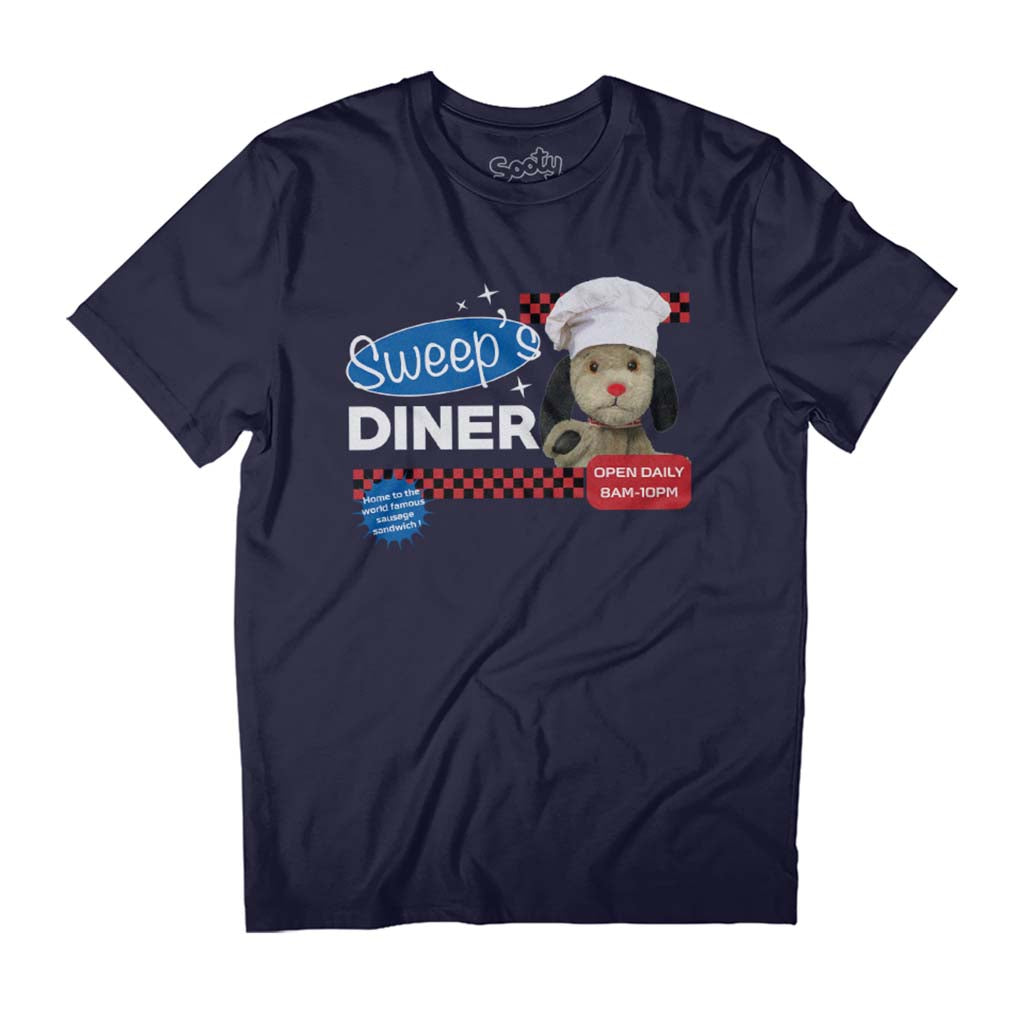 Sooty Sweeps Diner Open Daily Men s T Shirt All Every ALL EVERY sooty-sweeps-diner-open-daily-men-s-t-shirt-all-every-all-every