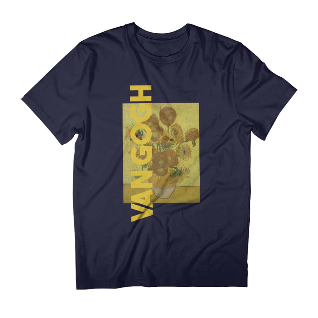 Sunflowers Van Gogh Men's T-Shirt-ALL + EVERY