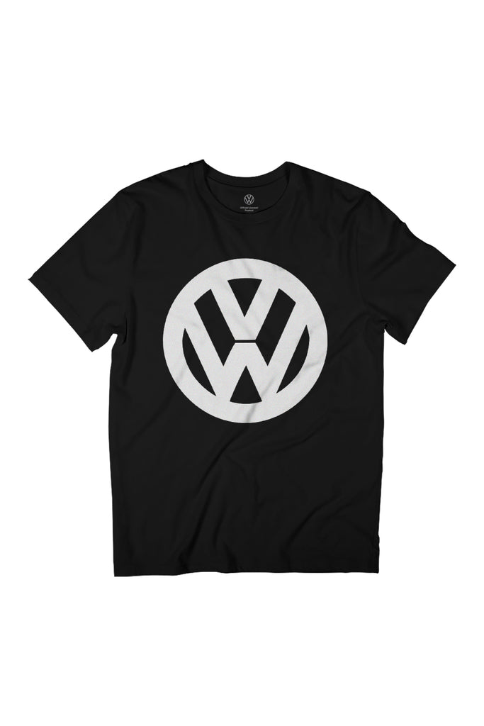 Volkswagen Classic White VW Logo Women's Relaxed Fit T-Shirt-ALL + EVERY
