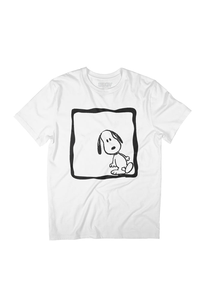 Peanuts Snoopy Lean Women's Relaxed Fit T-Shirt-ALL + EVERY