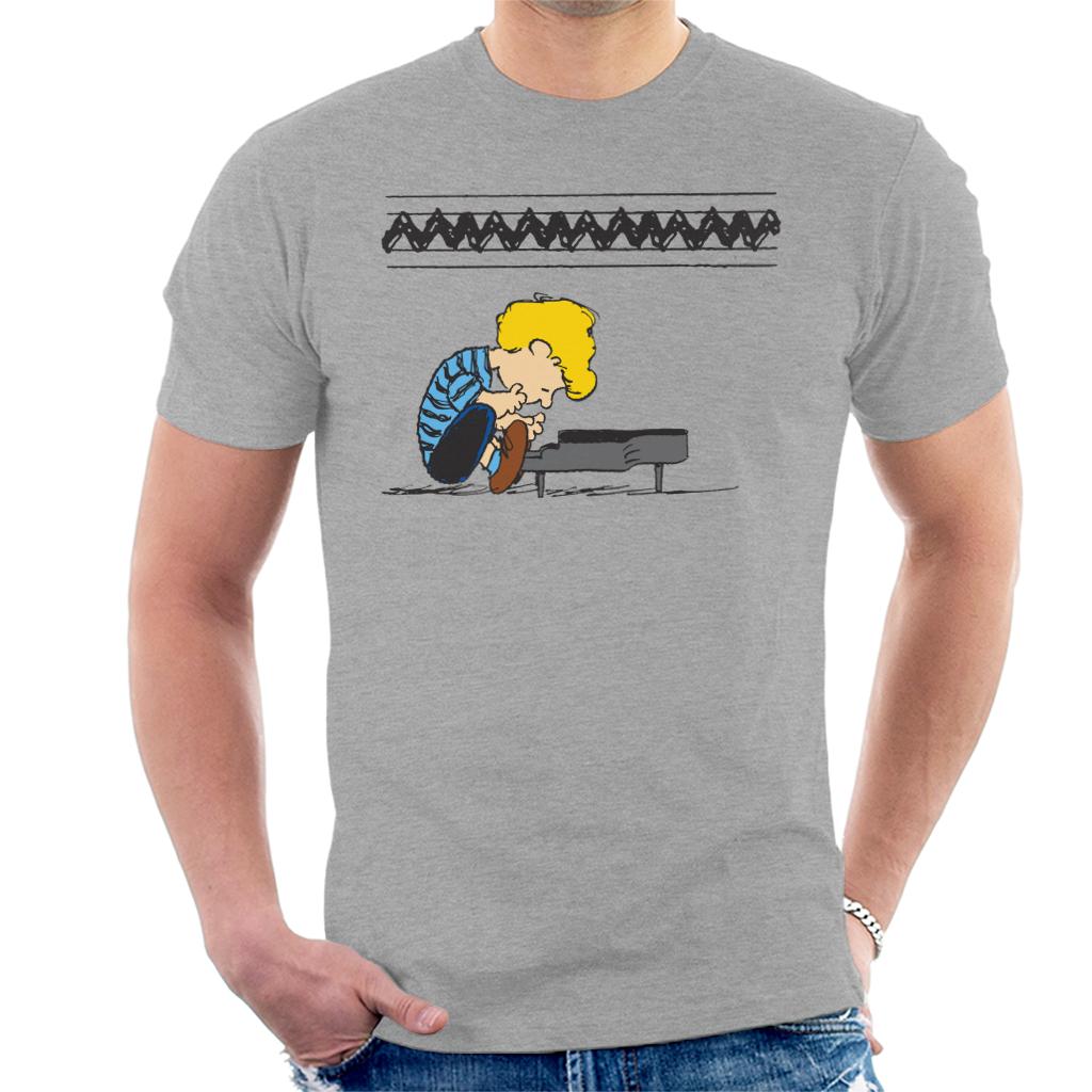 Peanuts Schroeder At The Piano Men's T-Shirt