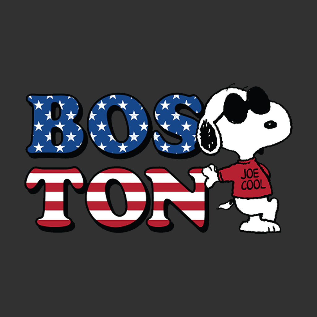 Peanuts Boston Snoopy Joe Cool Men's T-Shirt-ALL + EVERY