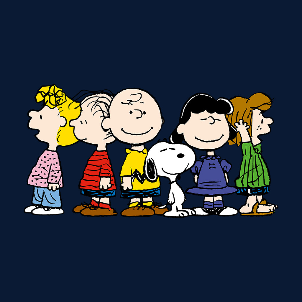 Peanuts Group Smiles Snoopy & Gang Men's T-Shirt-ALL + EVERY