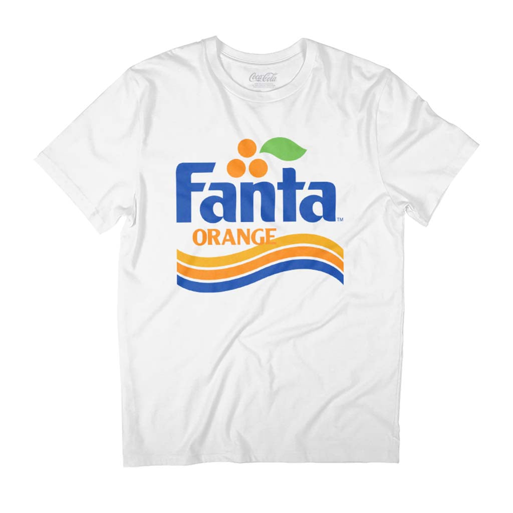 Fanta Orange 1980s Retro Wave Logo Men's T-Shirt