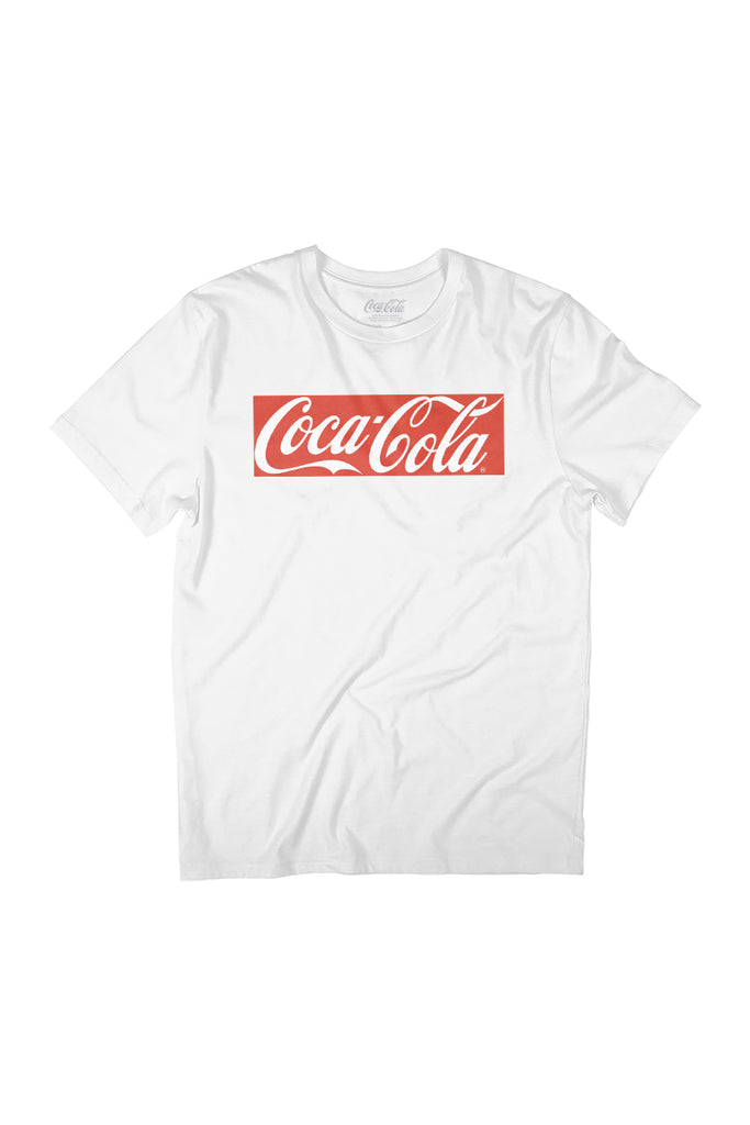 Coca Cola Block Logo Women's Relaxed Fit T-Shirt-ALL + EVERY