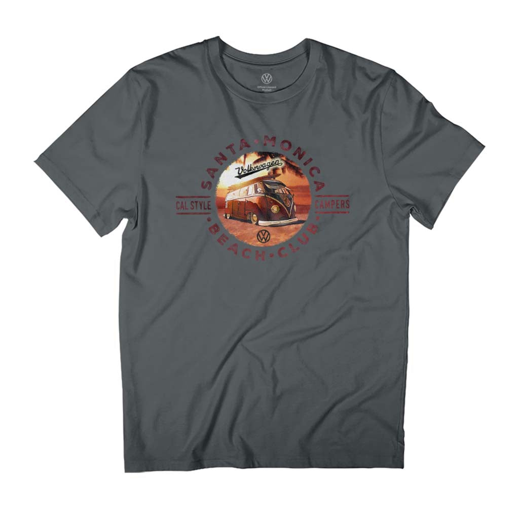 Volkswagen Santa Monica Beach Club Campers Men's T-Shirt