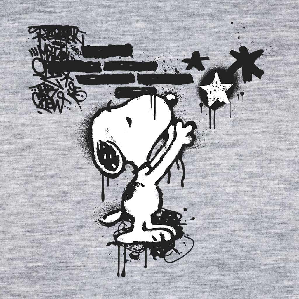Peanuts Snoopy Star Graffiti Men's T-Shirt-ALL + EVERY