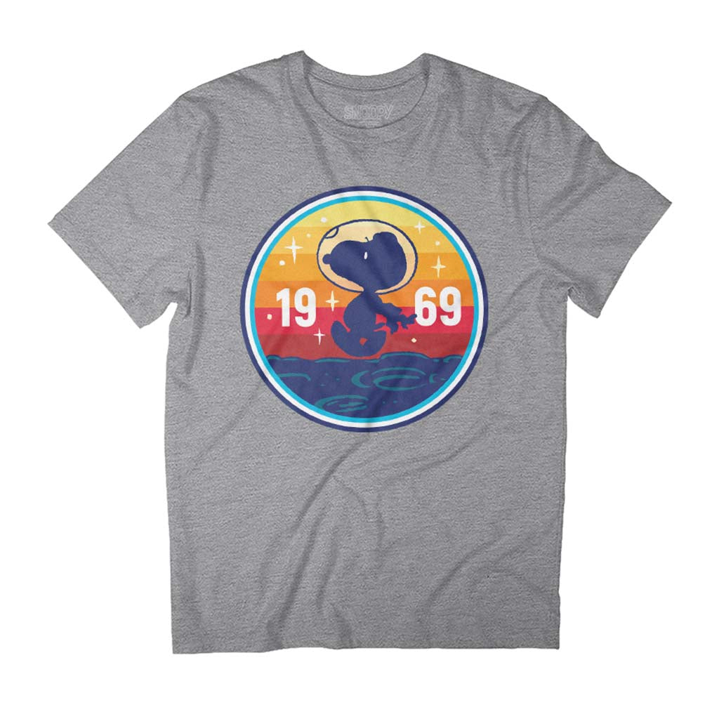 Peanuts Snoopy 1969 Moon Landing Men's T-Shirt