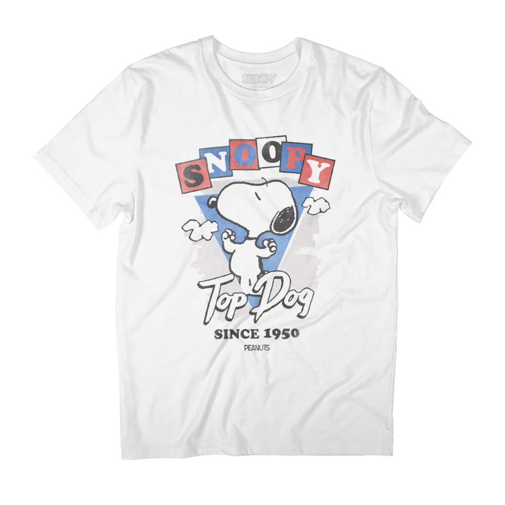 Peanuts Snoopy Top Dog Since 1950 Men's T-Shirt