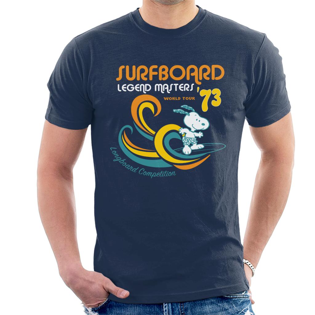 Peanuts Snoopy Surfboard World Tour 73 Men's T-Shirt