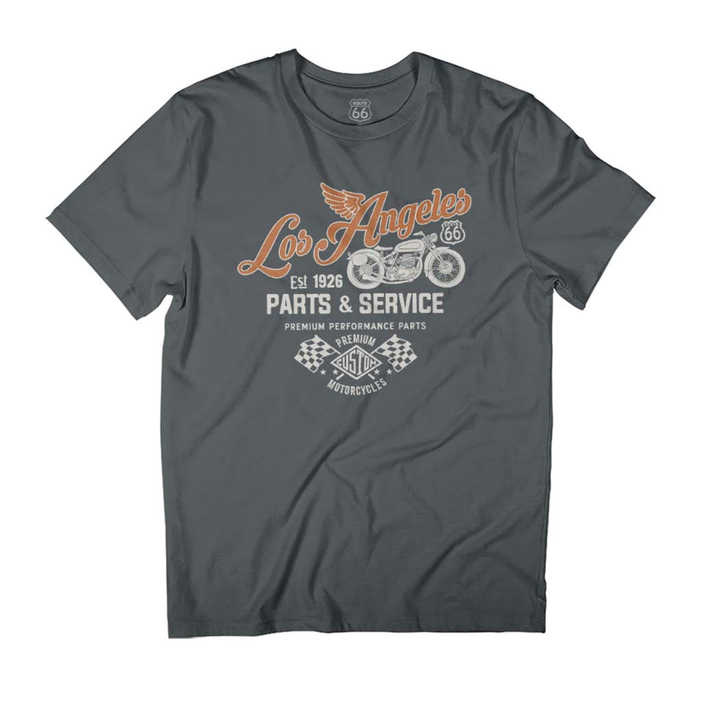 Route 66 Los Angeles Parts & Service Men's T-Shirt