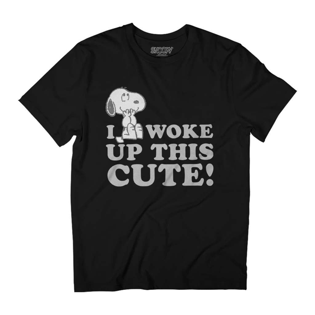 Peanuts Snoopy I Woke Up This Cute Men's T-Shirt