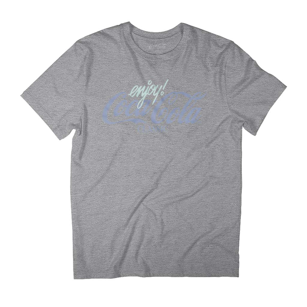 Coca-Cola Classic Blue Pastel Logo Men's T-Shirt