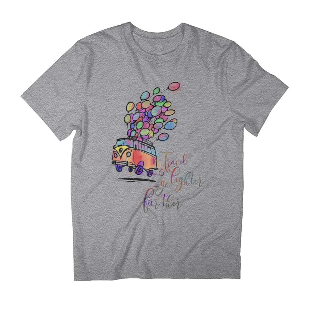 Volkswagen Campervan Travel Go Lighter Further Men's T-Shirt