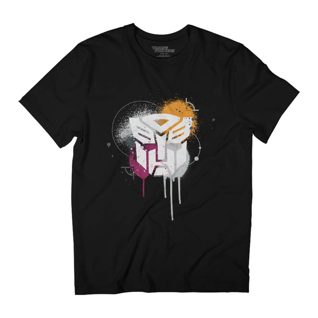 Transformers Autobots Classic Spray Paint Logo Men's T-Shirt