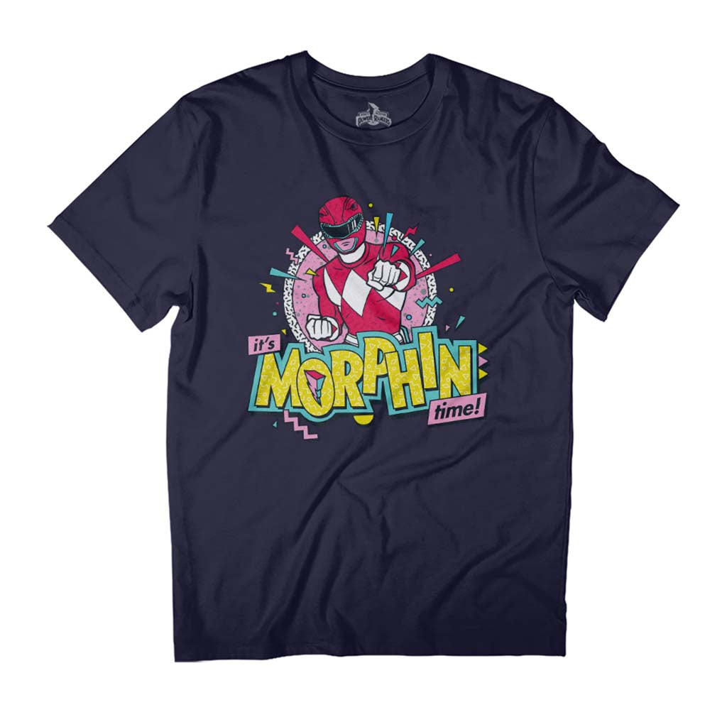 Power Rangers Its Morphin Time Retro Men's T-Shirt