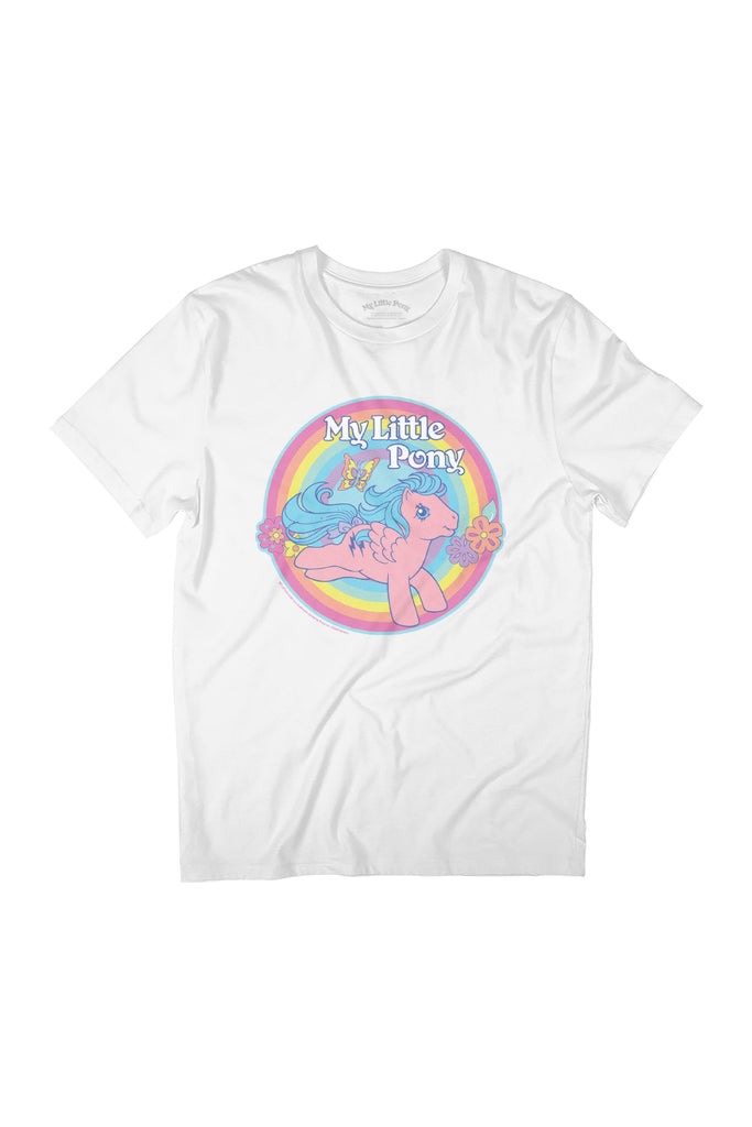 My Little Pony Firefly Smile Rainbow Circle Women's Relaxed Fit T-Shirt-ALL + EVERY