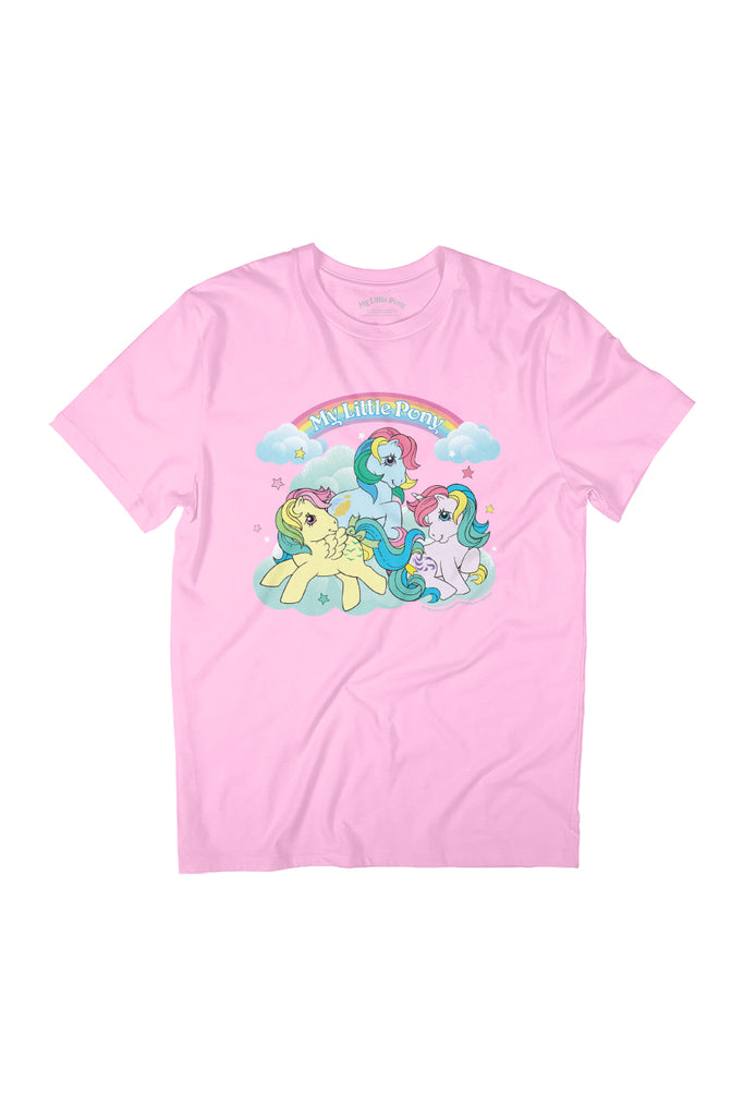 My Little Pony Sunlight Trio In The Clouds Women's Relaxed Fit T-Shirt-ALL + EVERY