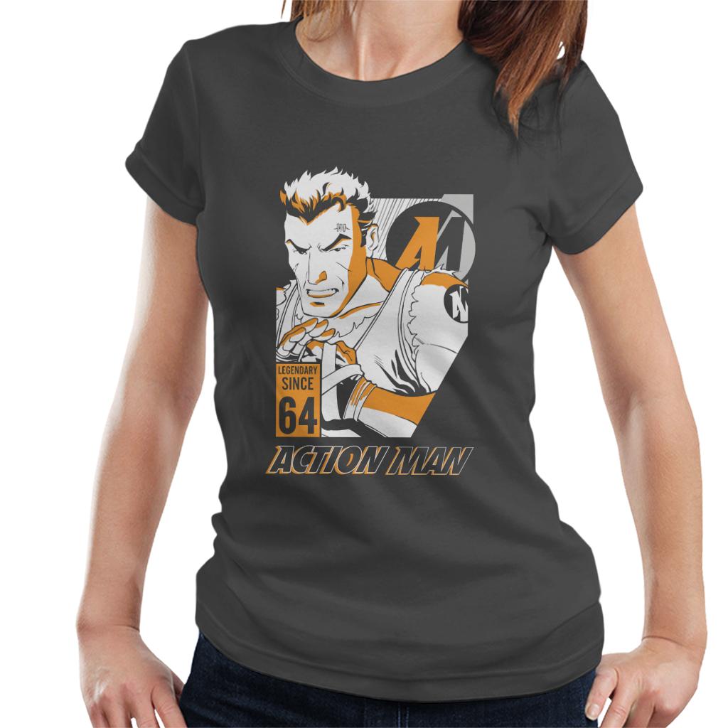 Action Man Cartoon Fight Pose Women's T-Shirt-ALL + EVERY