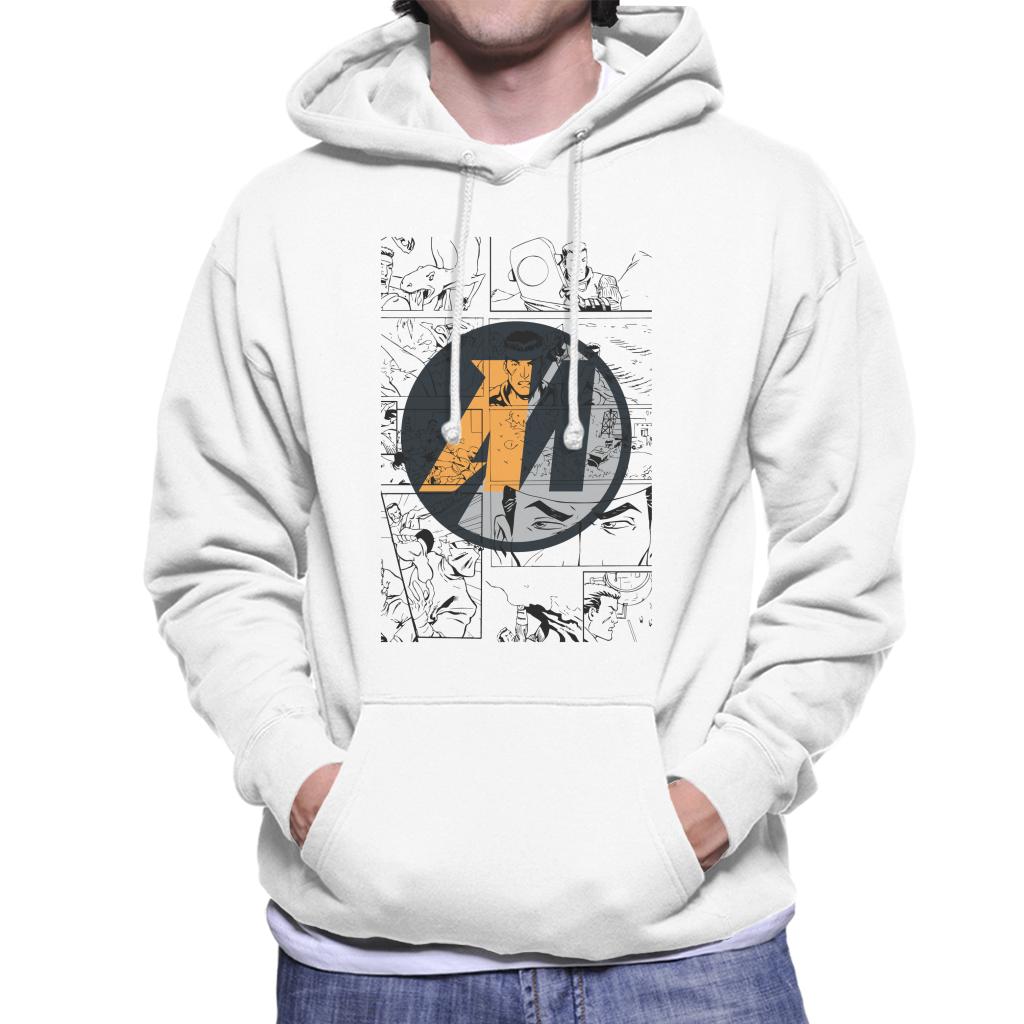 Action Man Comic Strip M Logo Men's Hooded Sweatshirt-ALL + EVERY