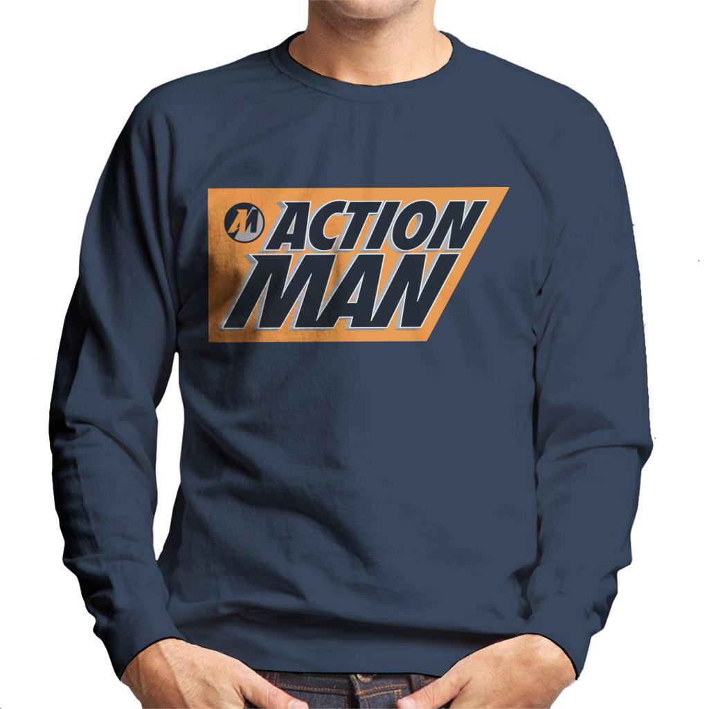 Action Man 90s Comic Book Logo Men's Sweatshirt-ALL + EVERY