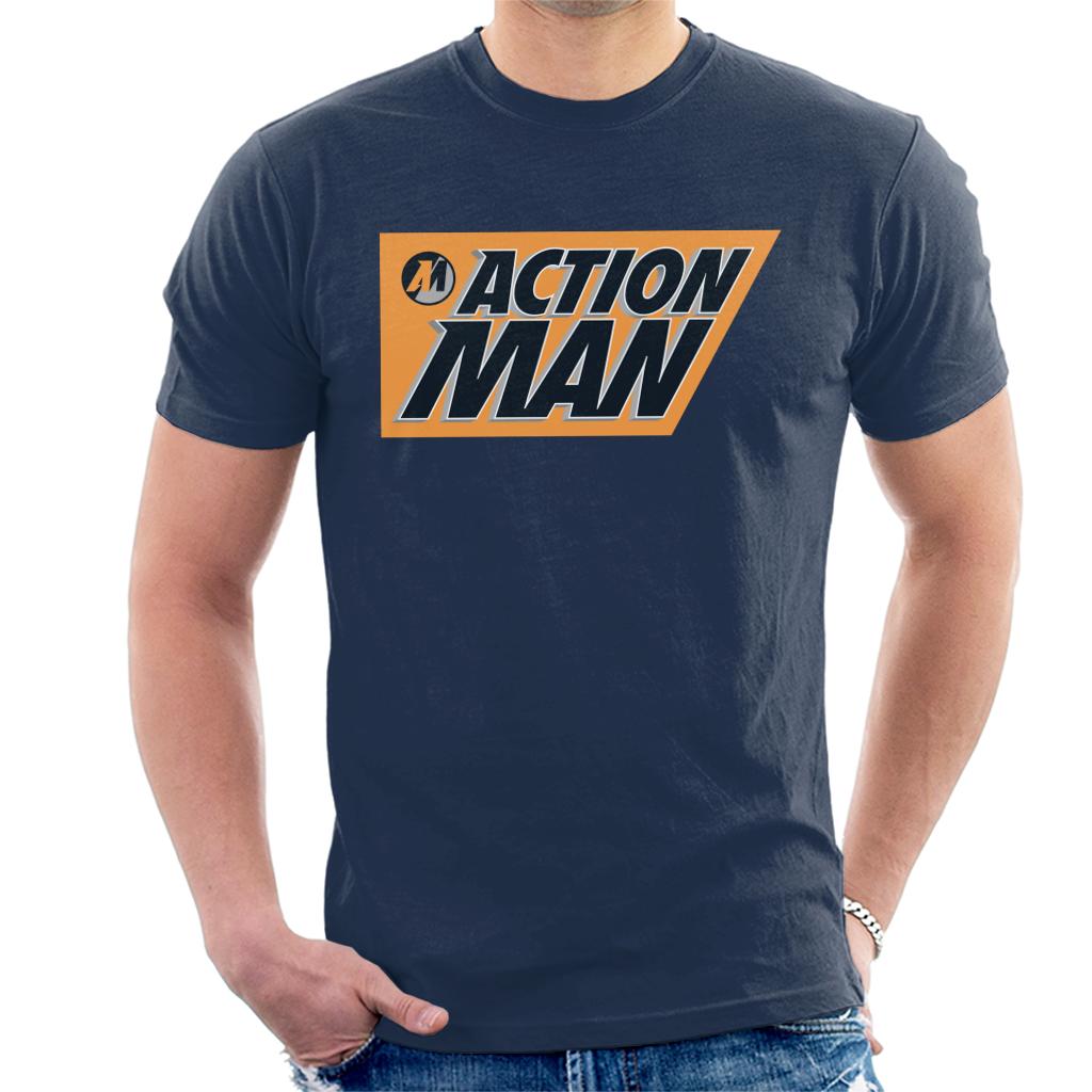 Action Man 90s Comic Book Logo Men's T-Shirt-ALL + EVERY