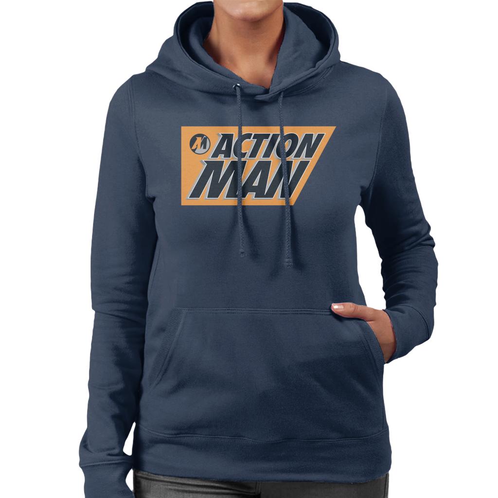 Action Man 90s Comic Book Logo Women's Hooded Sweatshirt-ALL + EVERY