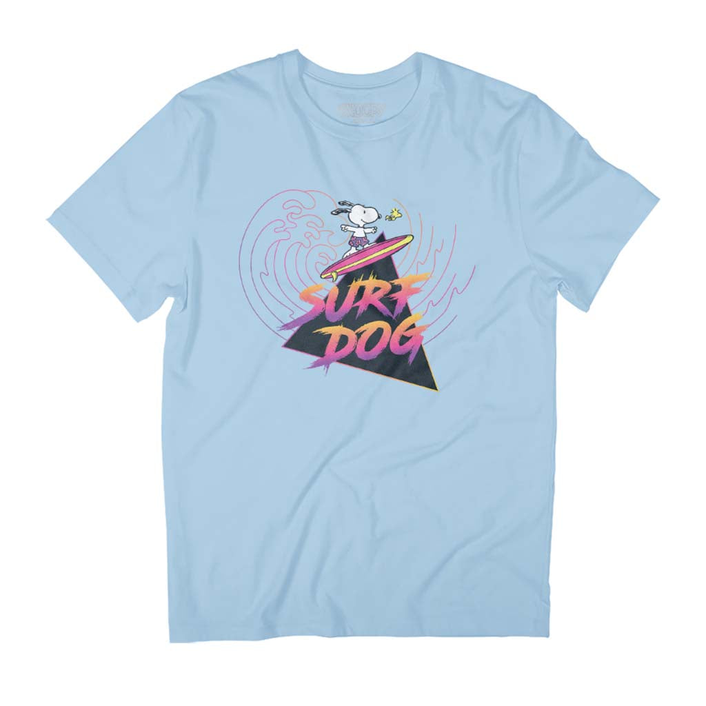 Peanuts Surf Dog Snoopy Retro Men's T-Shirt-ALL + EVERY