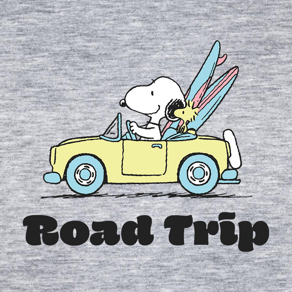 Peanuts Road Trip Snoopy And Woodstock Men's T-Shirt-ALL + EVERY