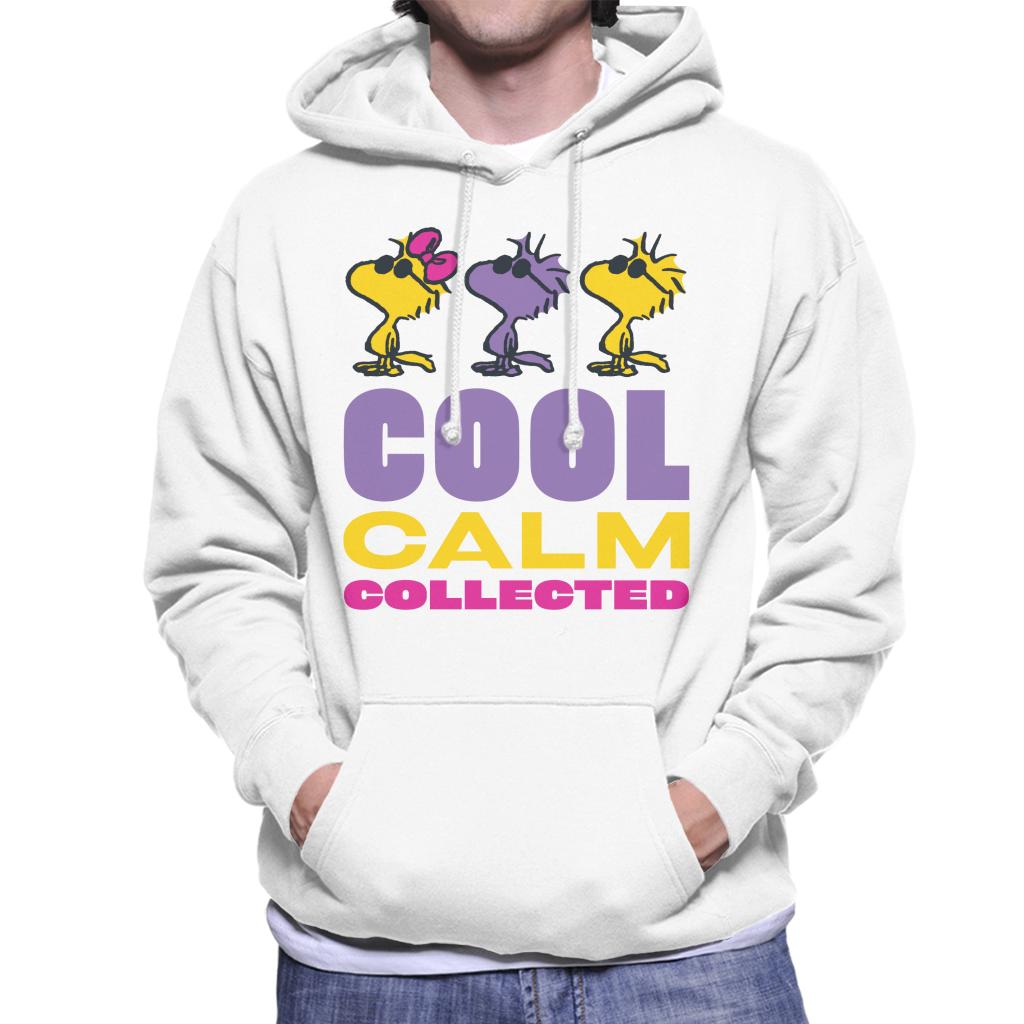 Peanuts Woodstock Cool Calm Collected Men's Hooded Sweatshirt-ALL + EVERY