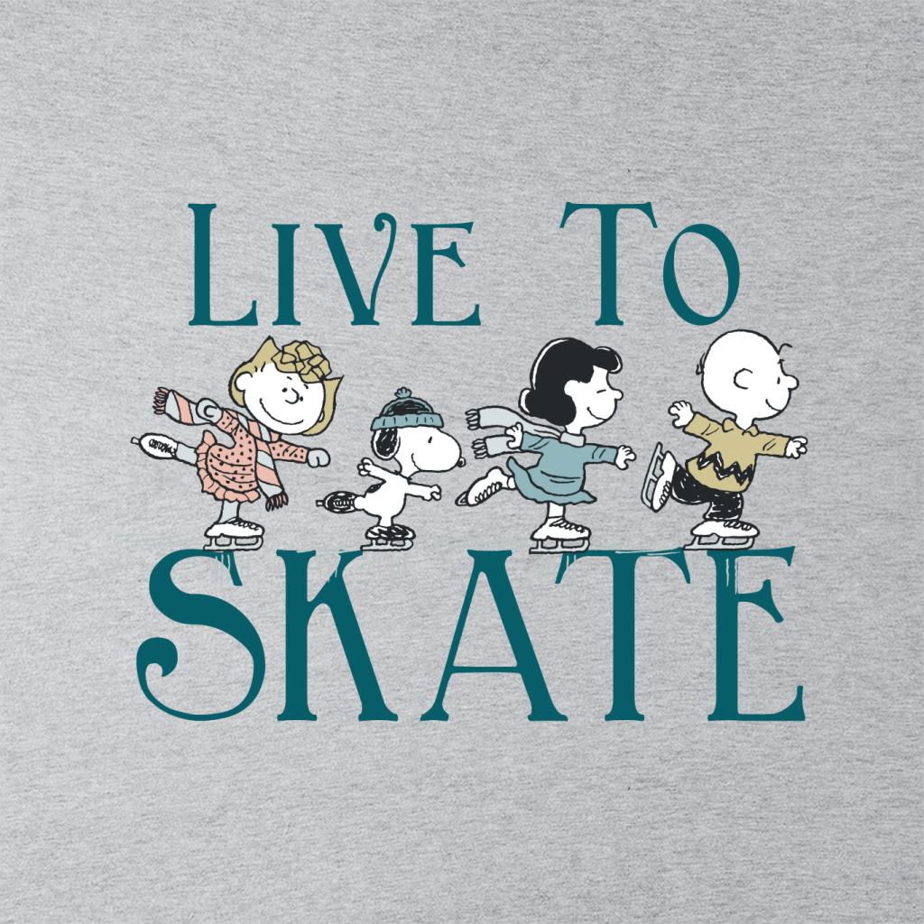 Peanuts Live To Skate Women's Hooded Sweatshirt-ALL + EVERY