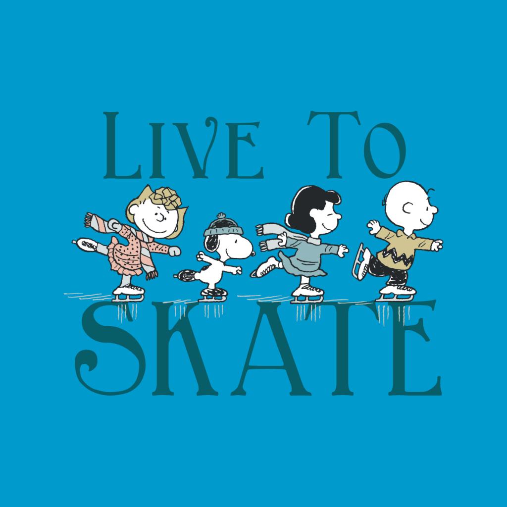 Peanuts Live To Skate Women's Hooded Sweatshirt-ALL + EVERY
