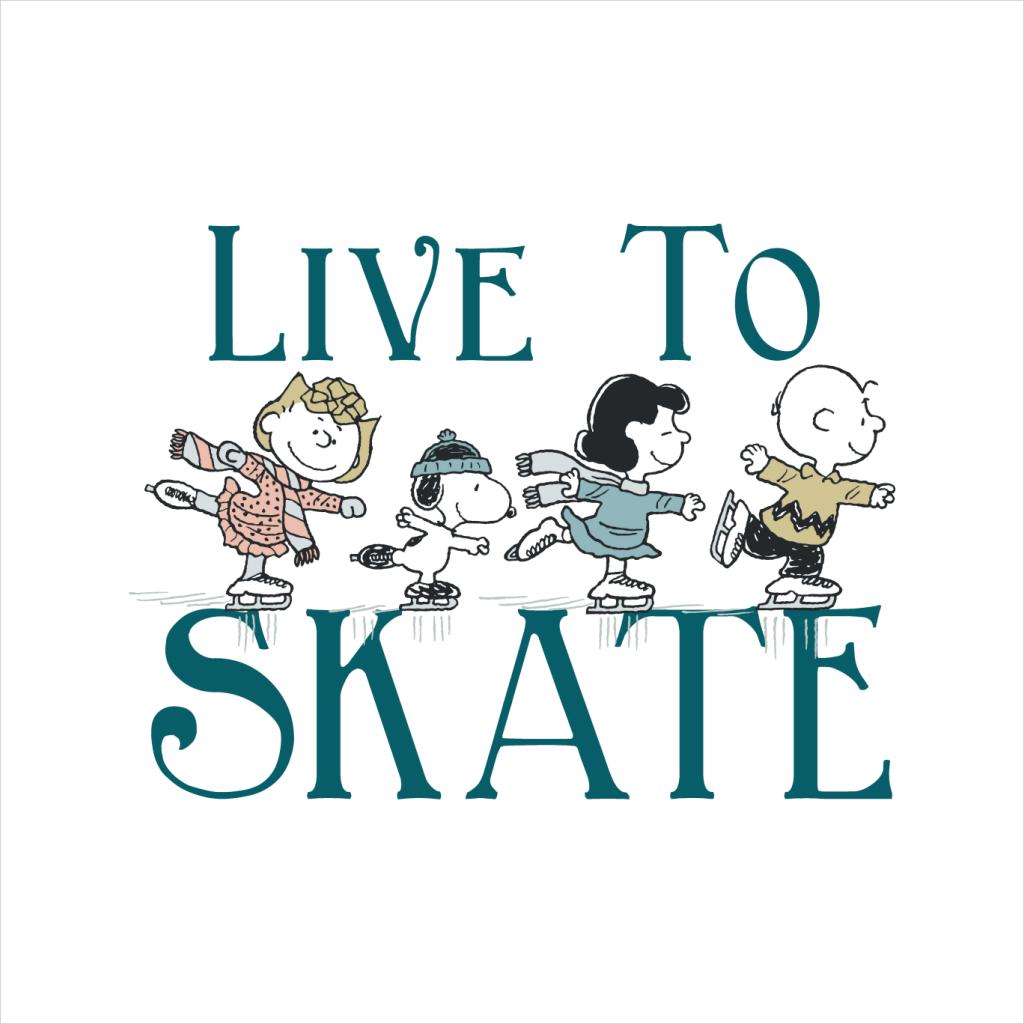 Peanuts Live To Skate Women's Sweatshirt-ALL + EVERY