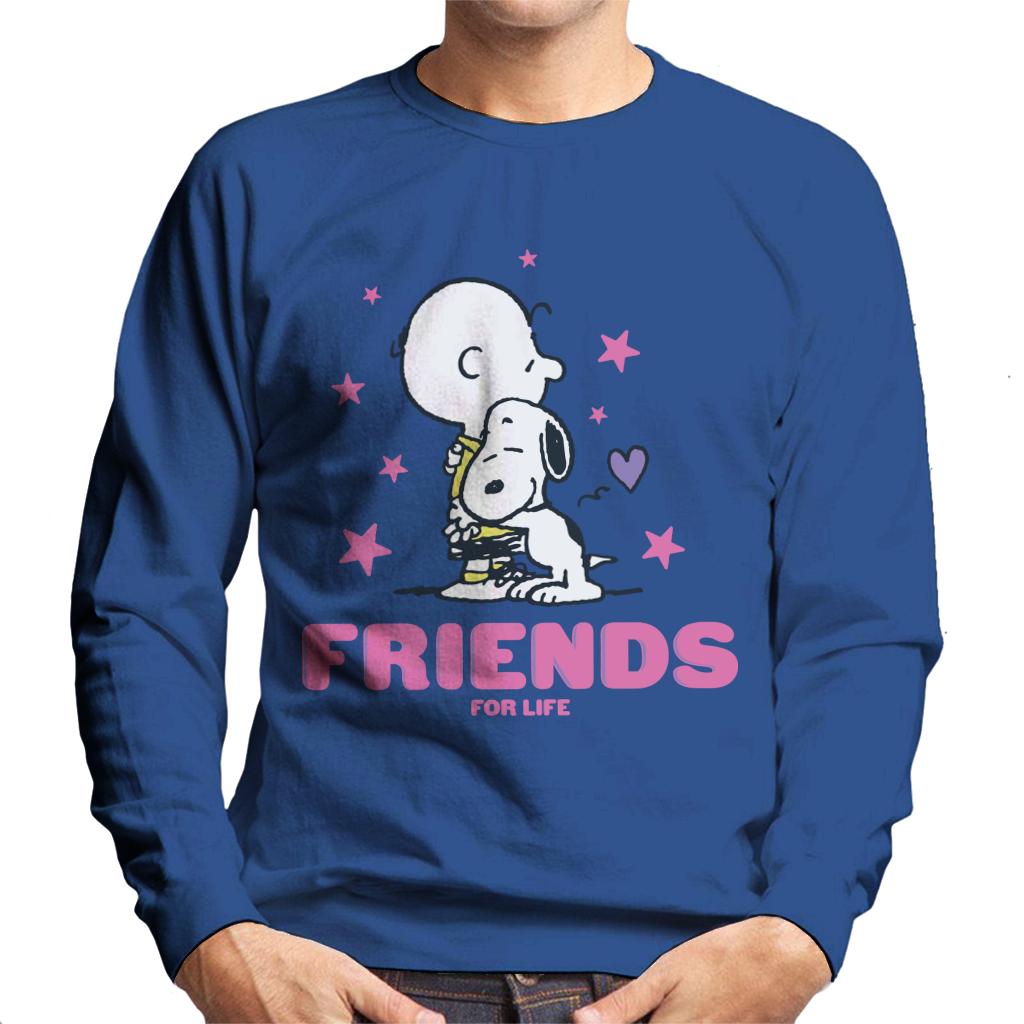 Peanuts Friends For Life Men's Sweatshirt-ALL + EVERY