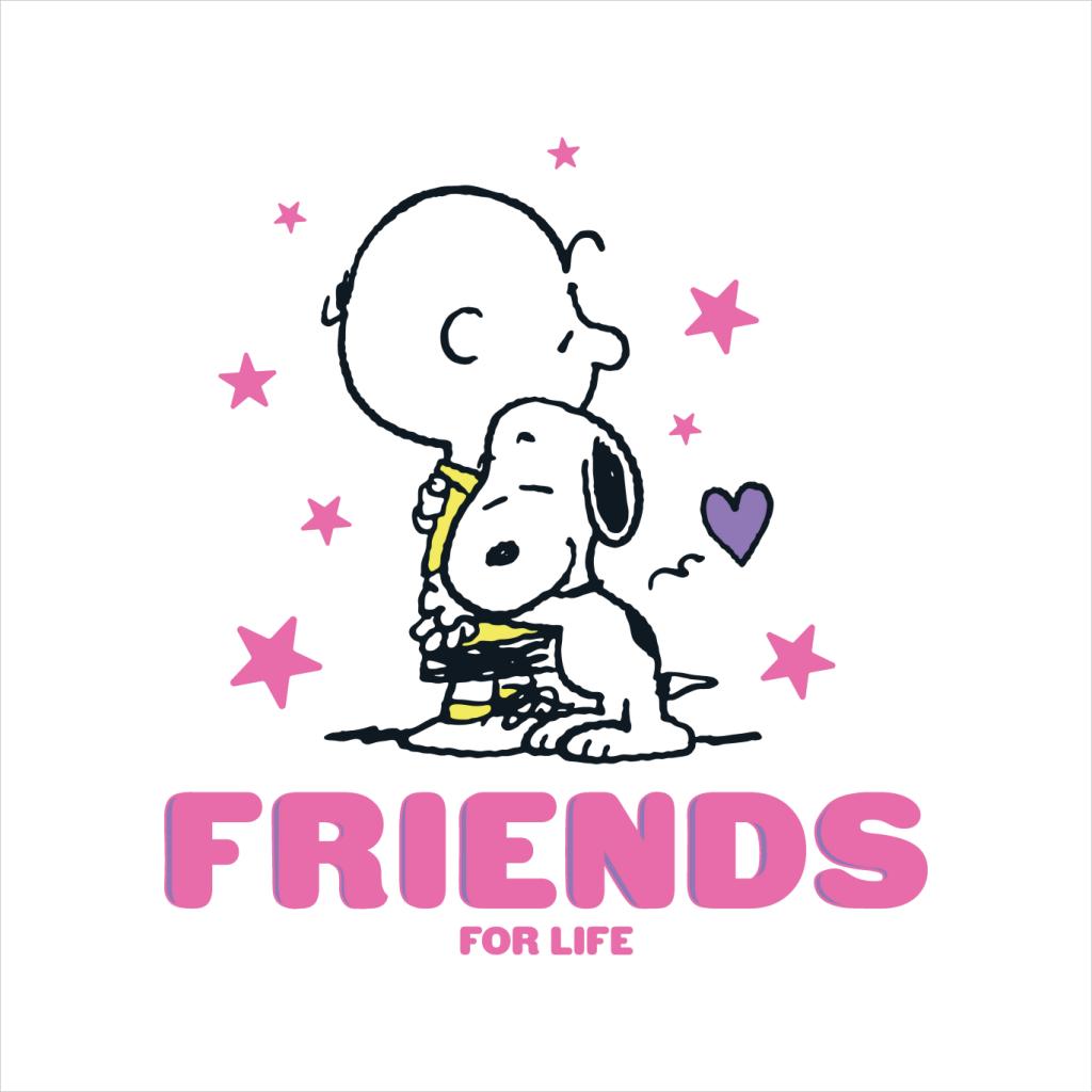 Peanuts Friends For Life Men's T-Shirt-ALL + EVERY