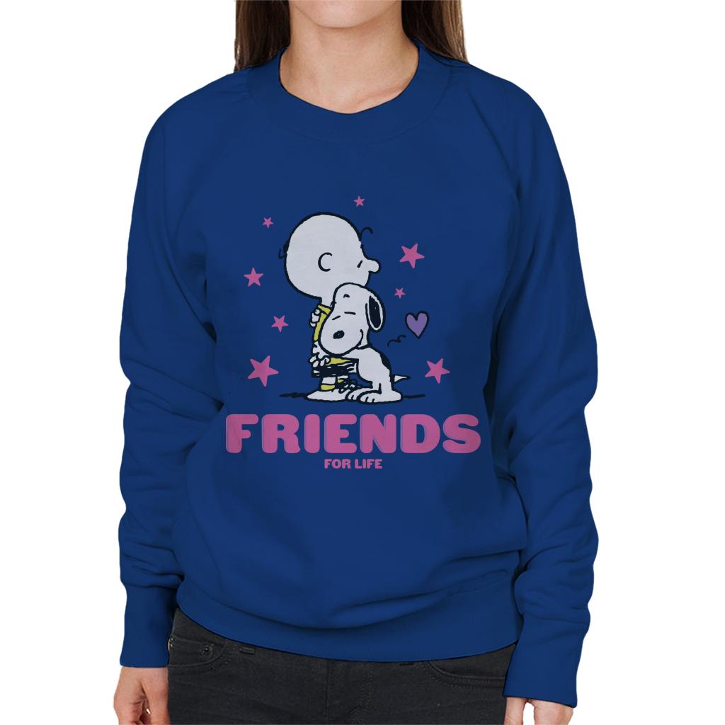 Peanuts Friends For Life Women's Sweatshirt-ALL + EVERY