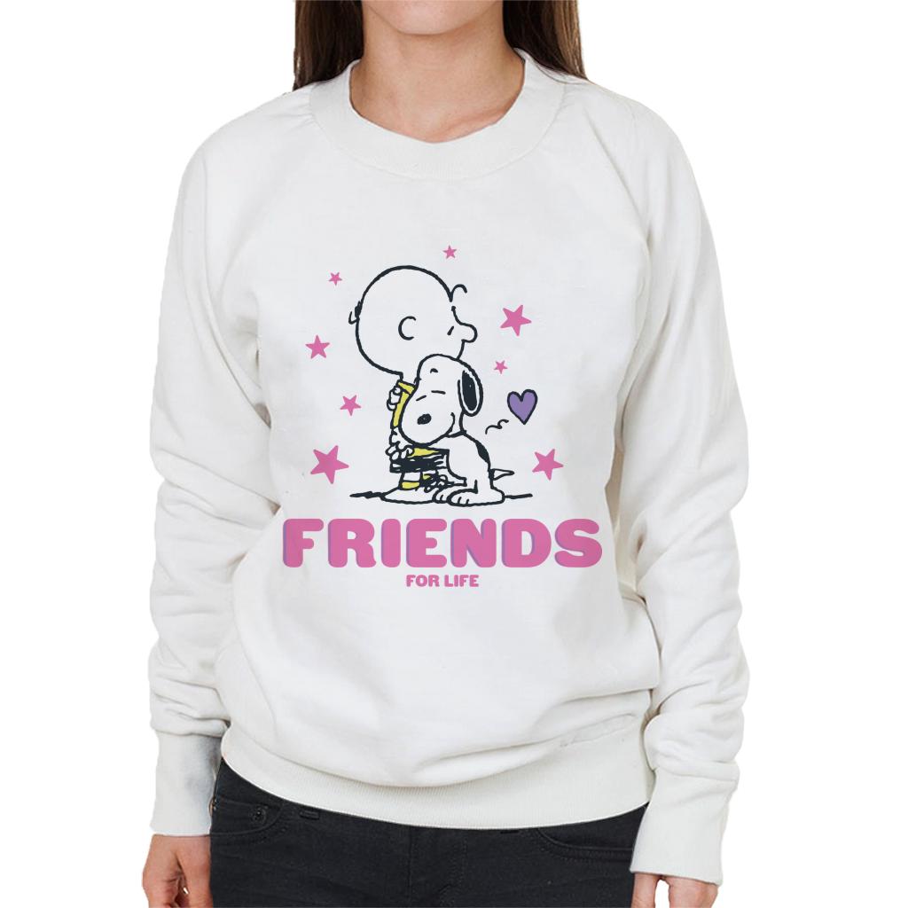 Peanuts Friends For Life Women's Sweatshirt-ALL + EVERY