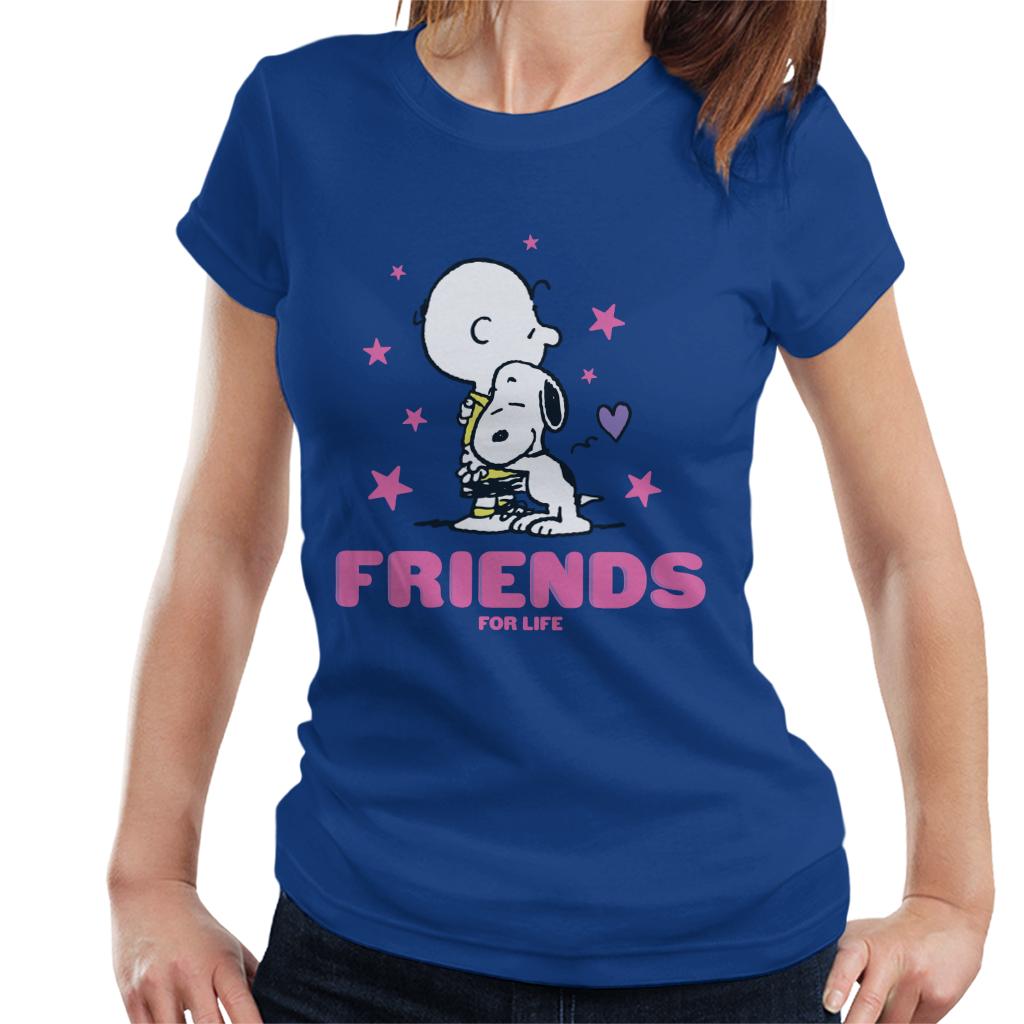 Peanuts Friends For Life Women's T-Shirt-ALL + EVERY