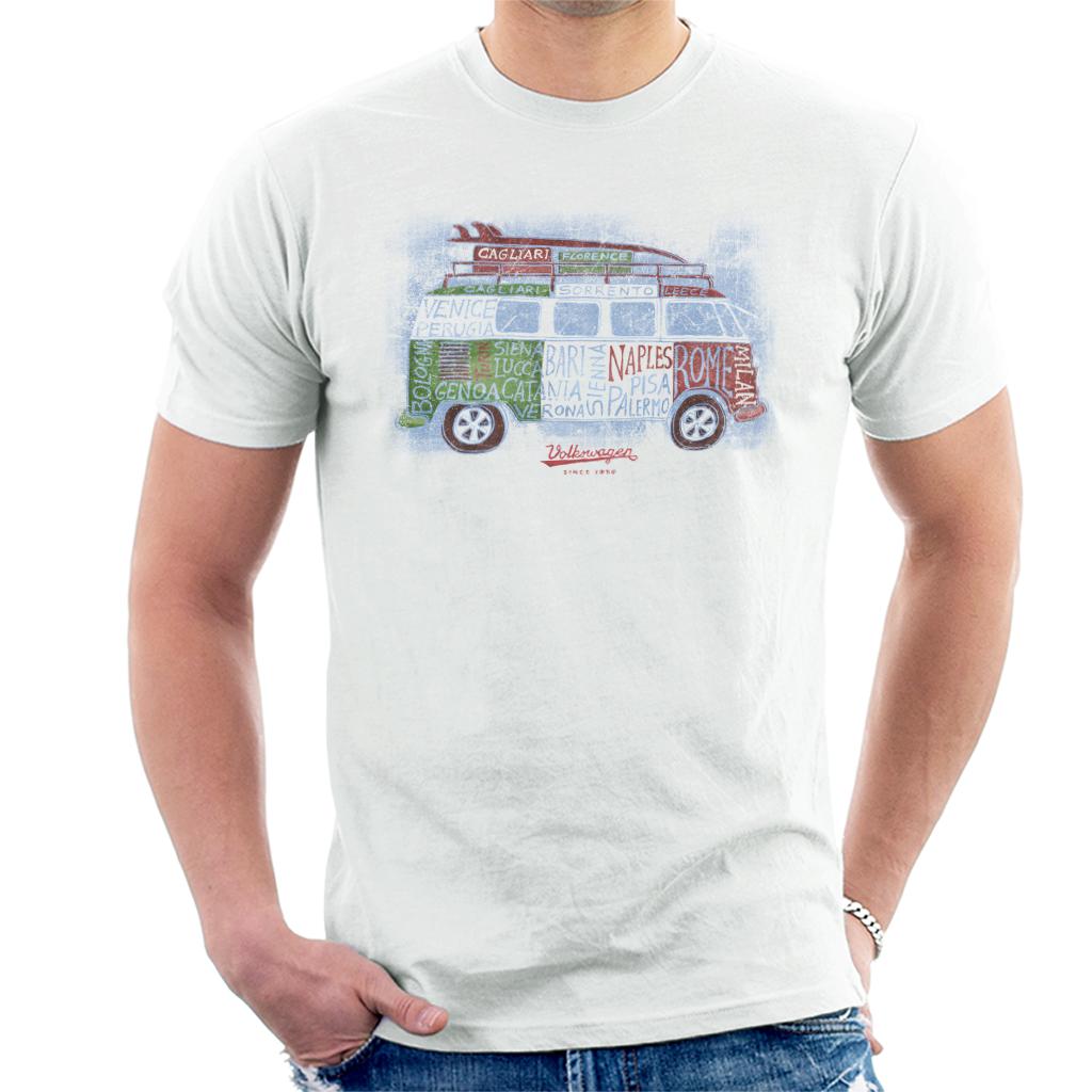 Volkswagen Italy Euro Football Camper Men's T-Shirt