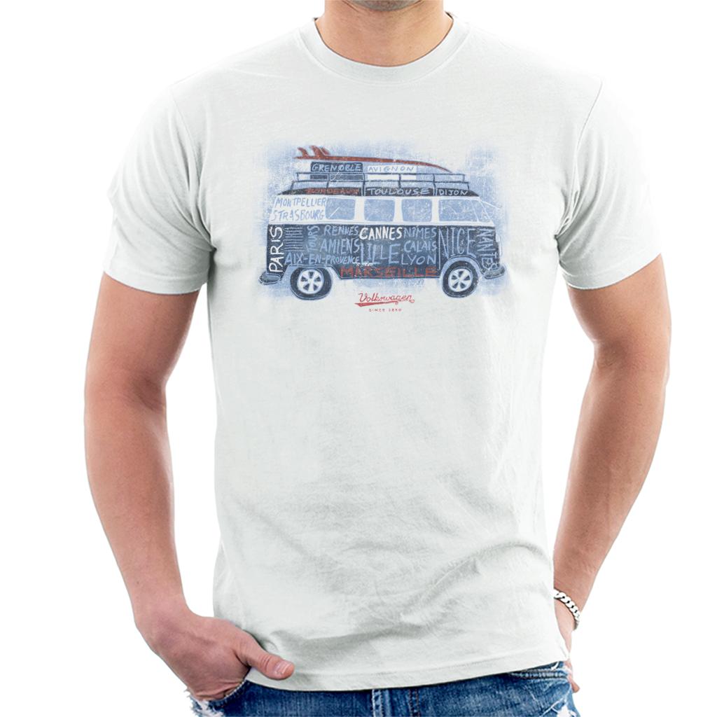 Volkswagen France Euro Football Camper Men's T-Shirt