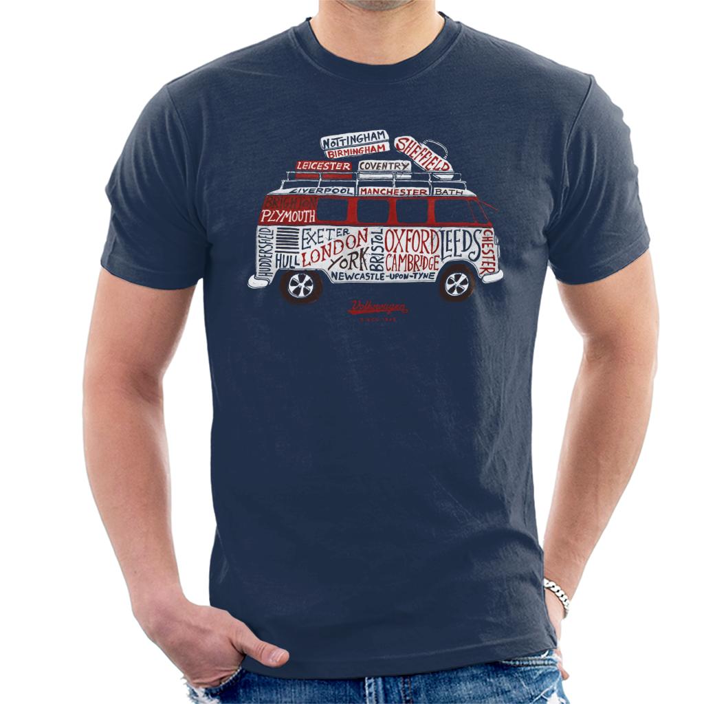 Volkswagen England Euro Football Camper Men's T-Shirt