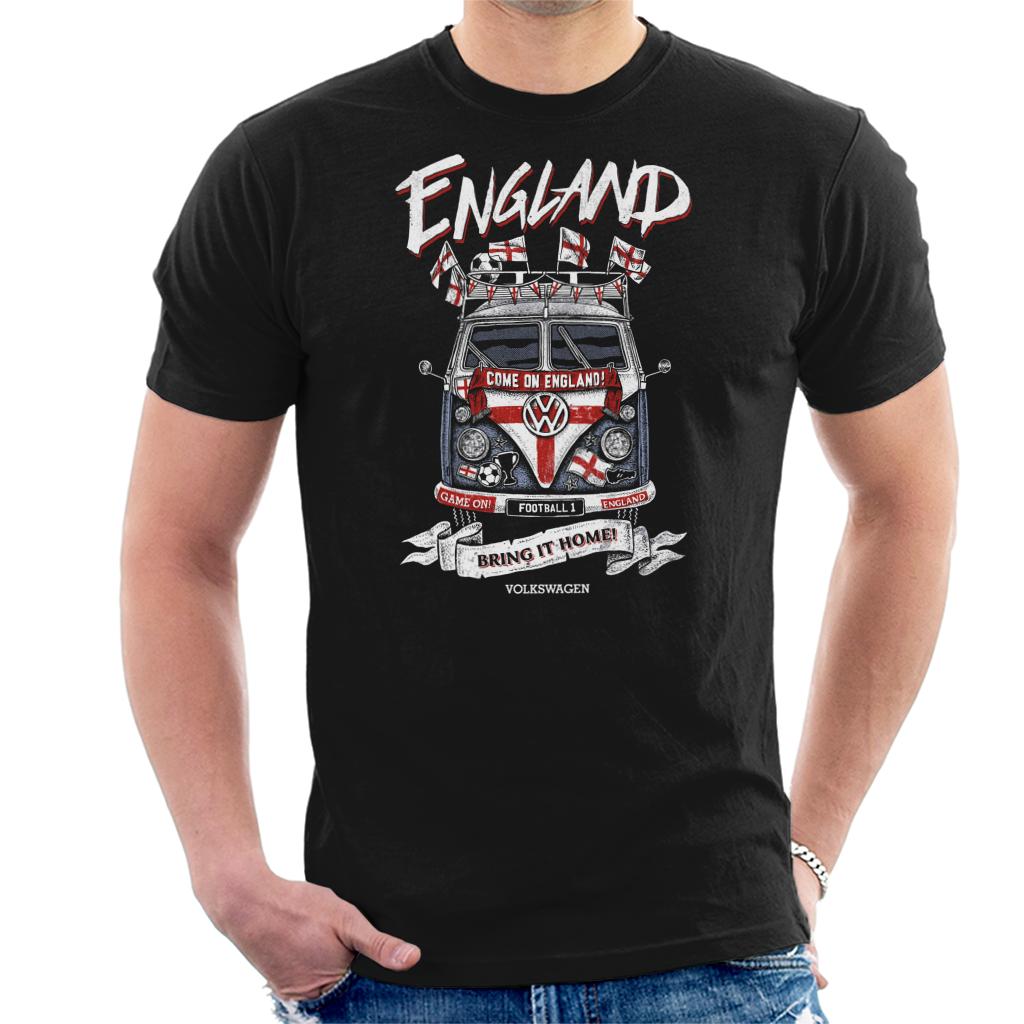 Volkswagen England Bring It Home Football Camper Euro Football Men's T-Shirt