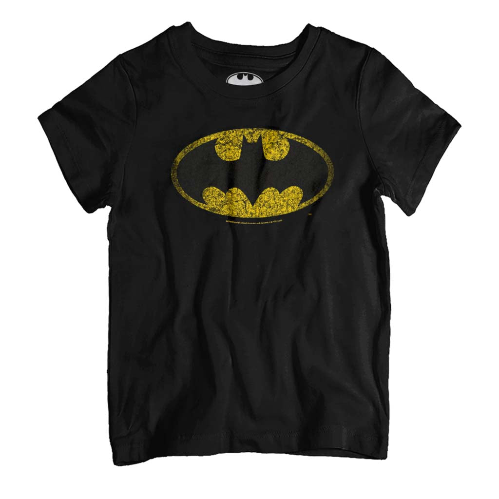 Batman Bat Symbol Faded Logo Kid's T-Shirt