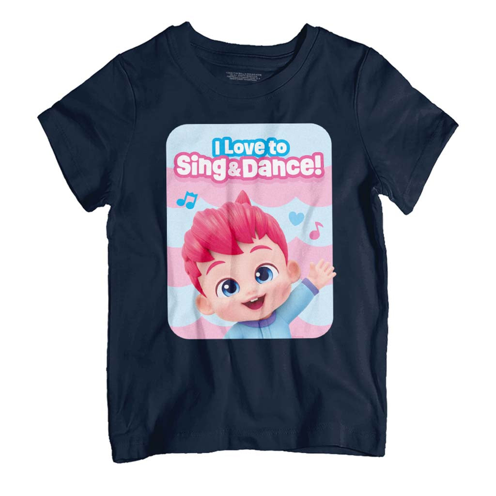 Bebefinn Finn I Love To Sing & Dance Kids Kid's T-Shirt-ALL + EVERY