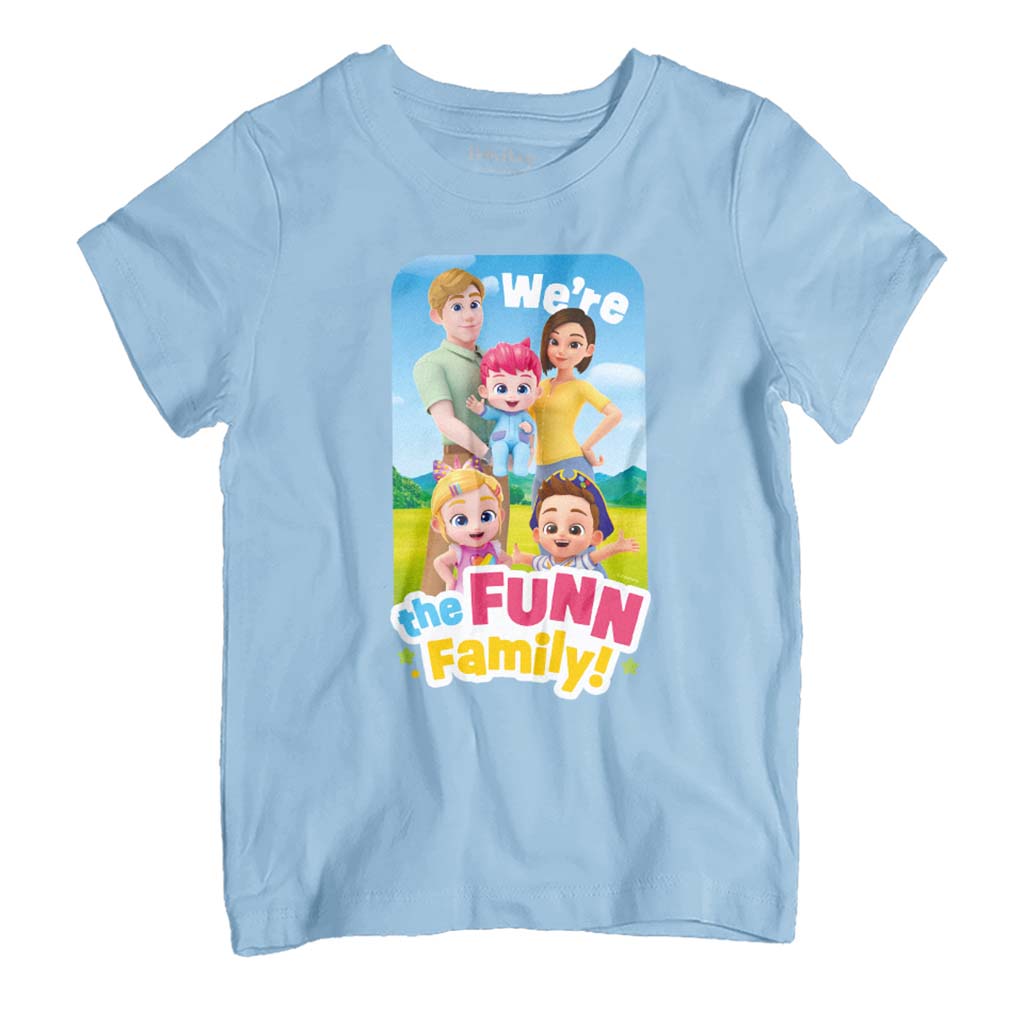 Bebefinn We're The Funn Family Kids Kid's T-Shirt-ALL + EVERY