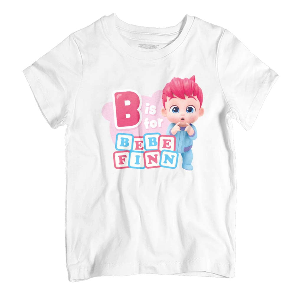 B Is For Bebefinn Finn Kids Kid's T-Shirt-ALL + EVERY