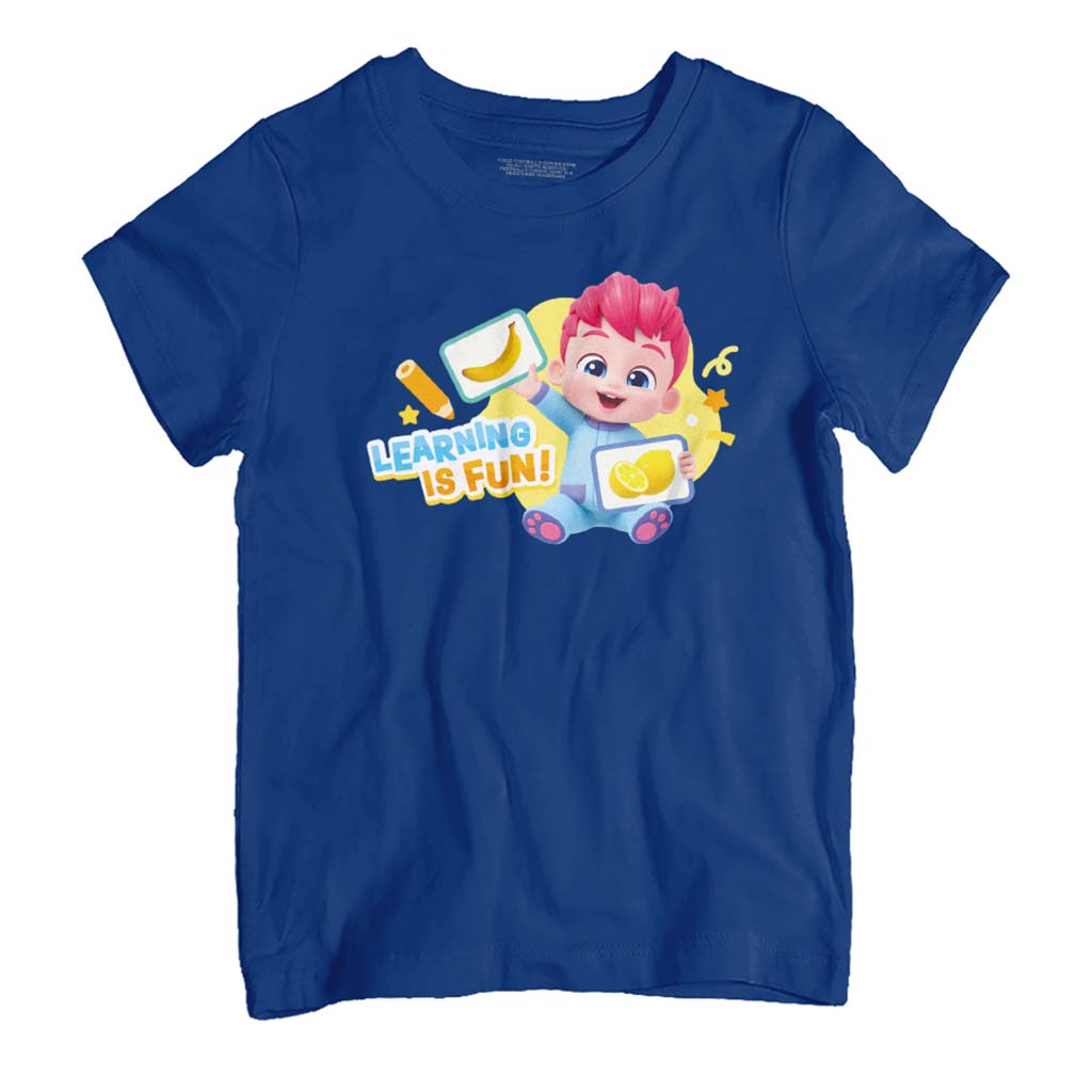 Bebefinn Learning Is Fun! Finn Kids Kid's T-Shirt-ALL + EVERY