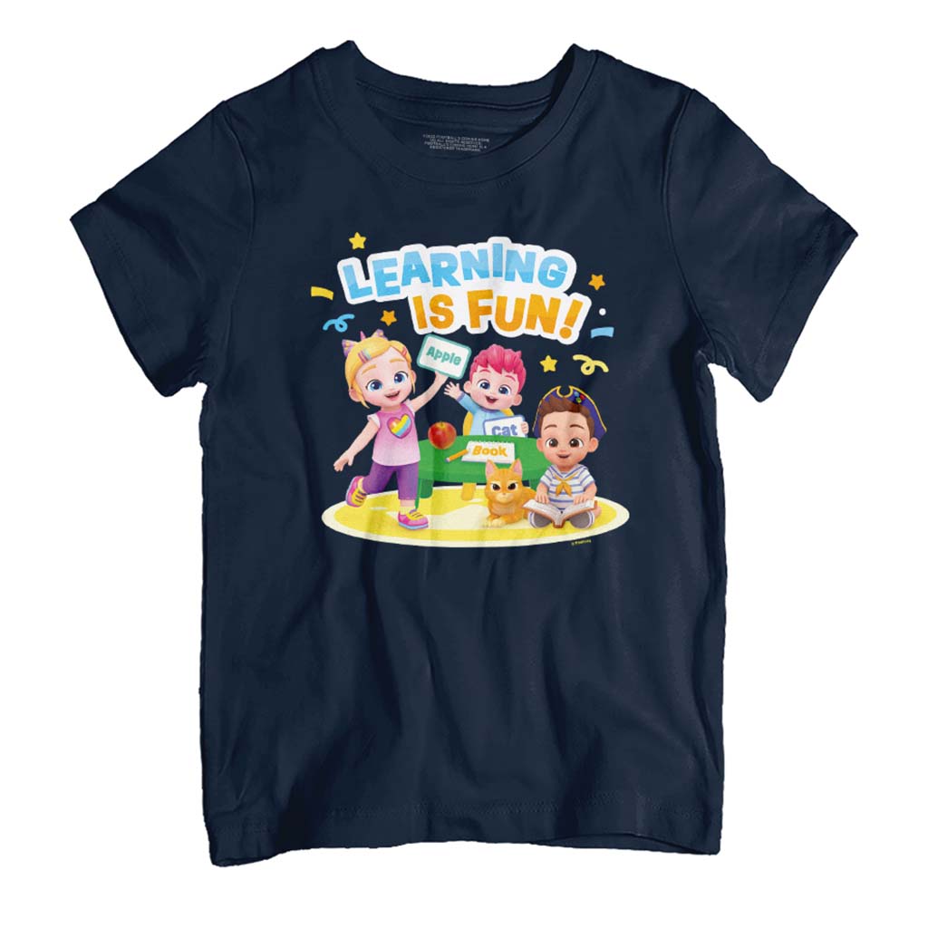 Bebefinn Bora Finn & Brody Learning Is Fun! Kids Kid's T-Shirt-ALL + EVERY