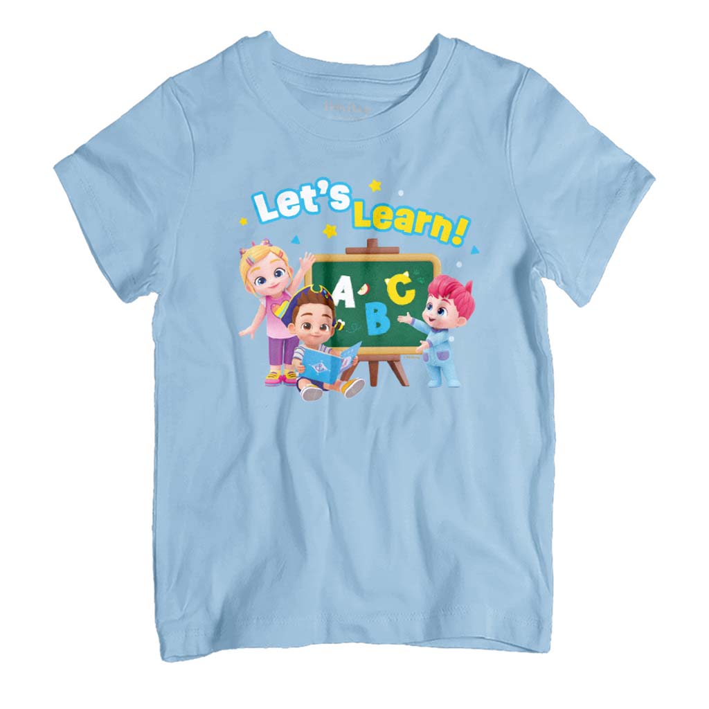Bebefinn Bora Brody & Finn Let's Learn! Kids Kid's T-Shirt-ALL + EVERY