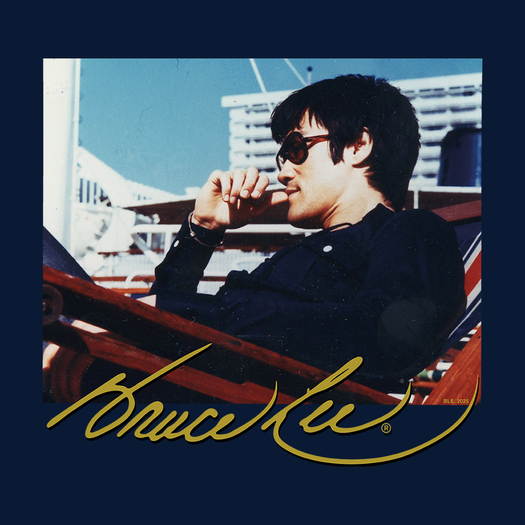 Bruce Lee Cool Sunglasses Photoshoot Men's T-Shirt-ALL + EVERY